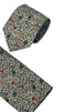 liberty style ditsy floral english wildflower design tie and matching pocket square